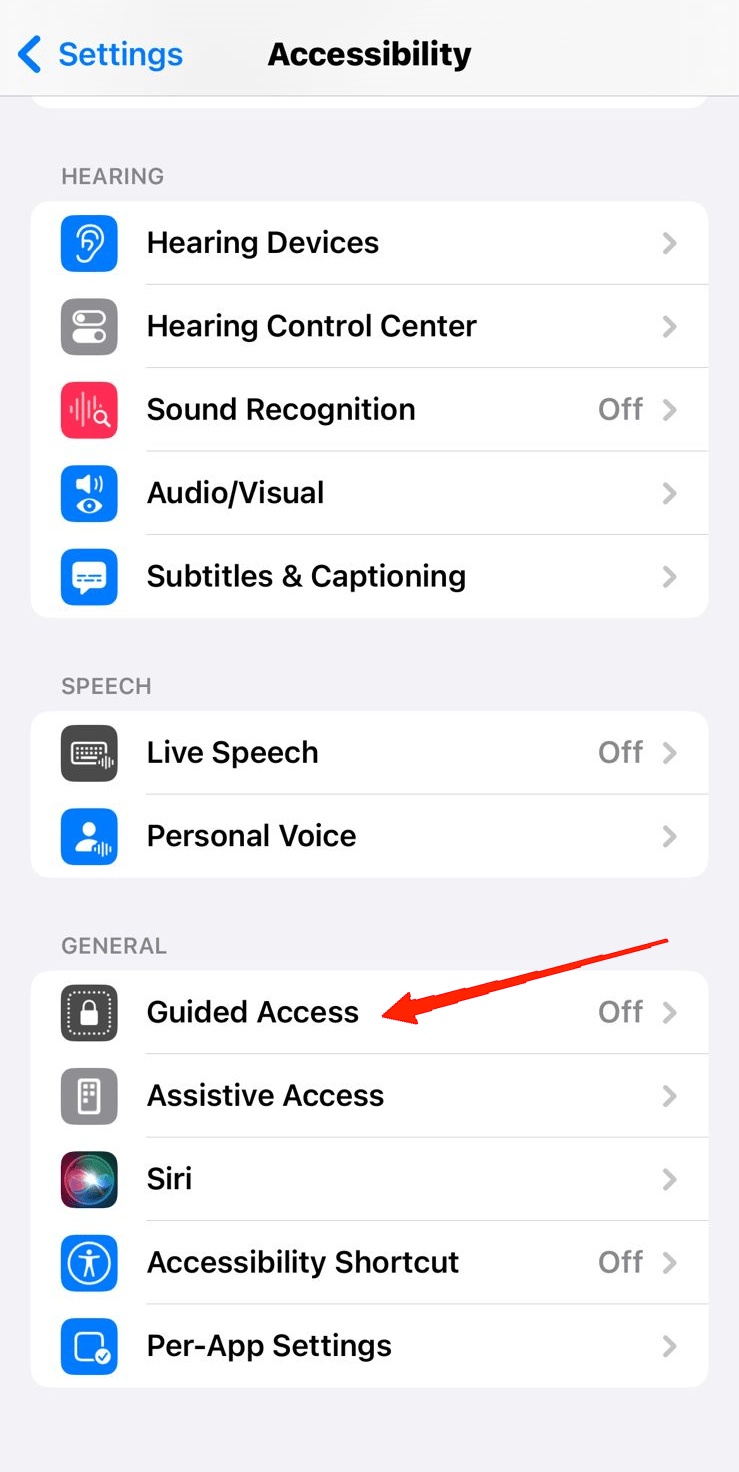 Lock YouTube Screen While Playing Videos: Android and iOS 15 tap on Guided Access