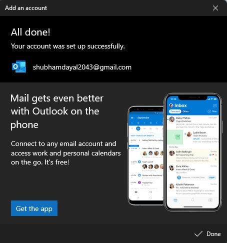 How to Use Outlook Mail on Windows 11? 5 Account added