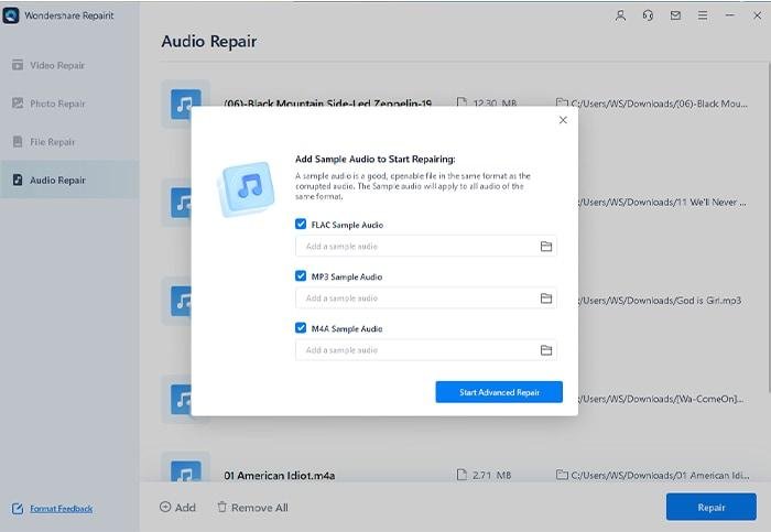 Is Your WAV File Corrupted? Repair Your Audio with Repairit 4 Add Audio to Repair
