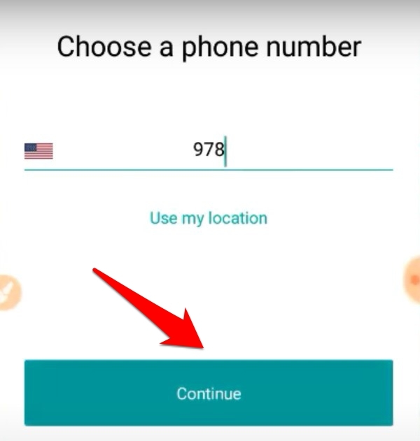 TextNow Stuck at Creating Account 5 Add Mobile Number