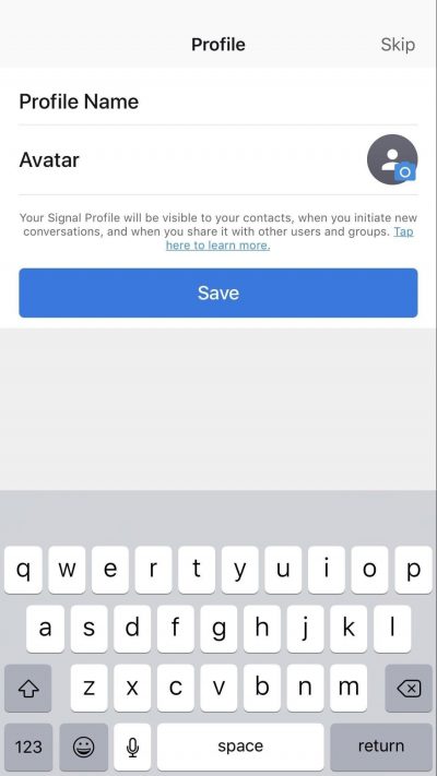 Add Profile Details