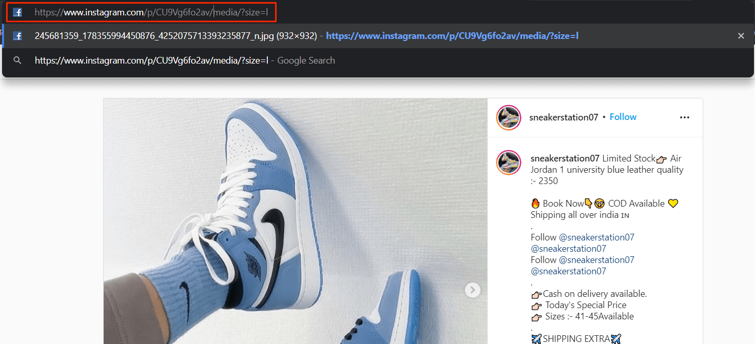 How to View Full-Size Instagram Photos? 4 Add-mediasizel