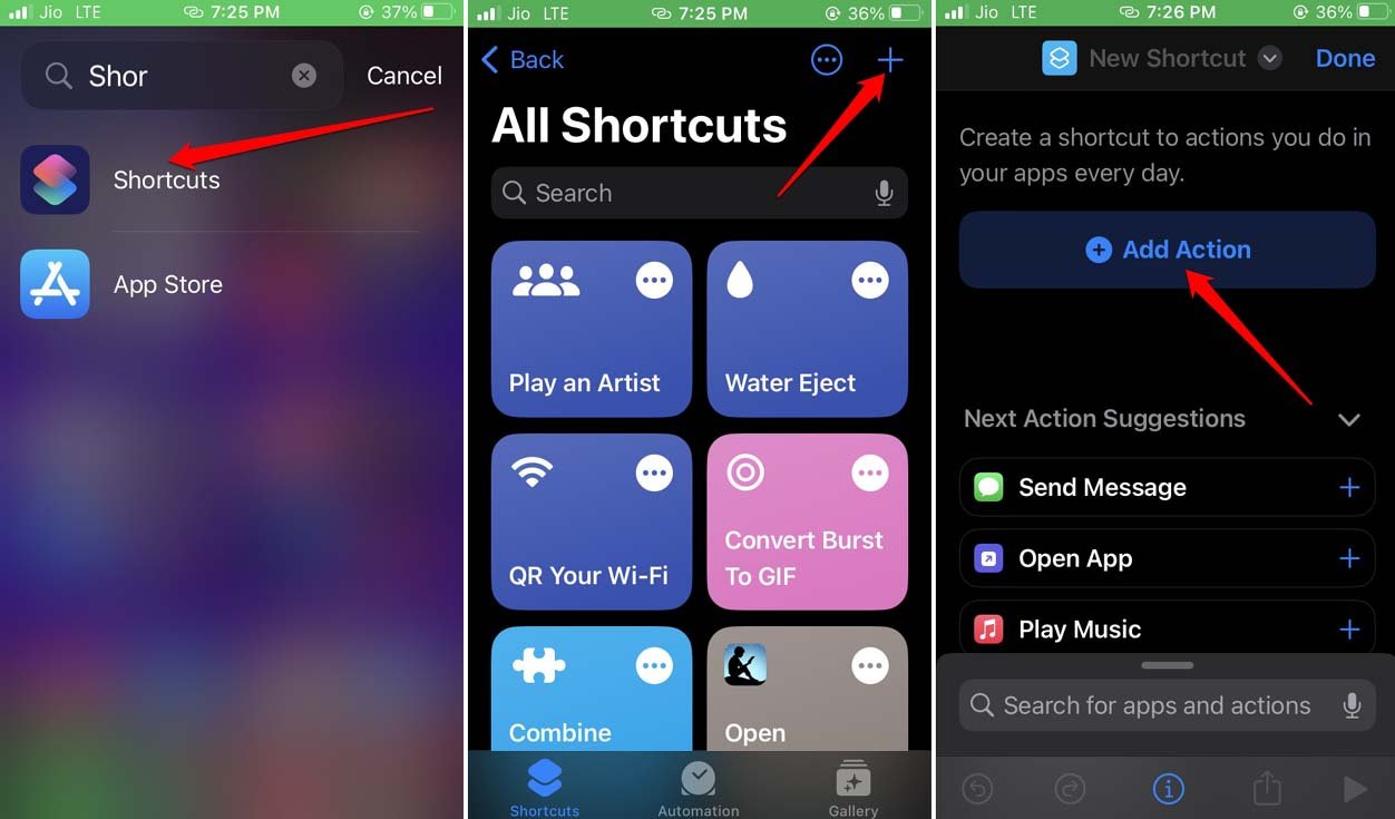 How to Send WhatsApp Message Without Adding Number on iPhone and Android? 4 Add new action in Siri shortcut