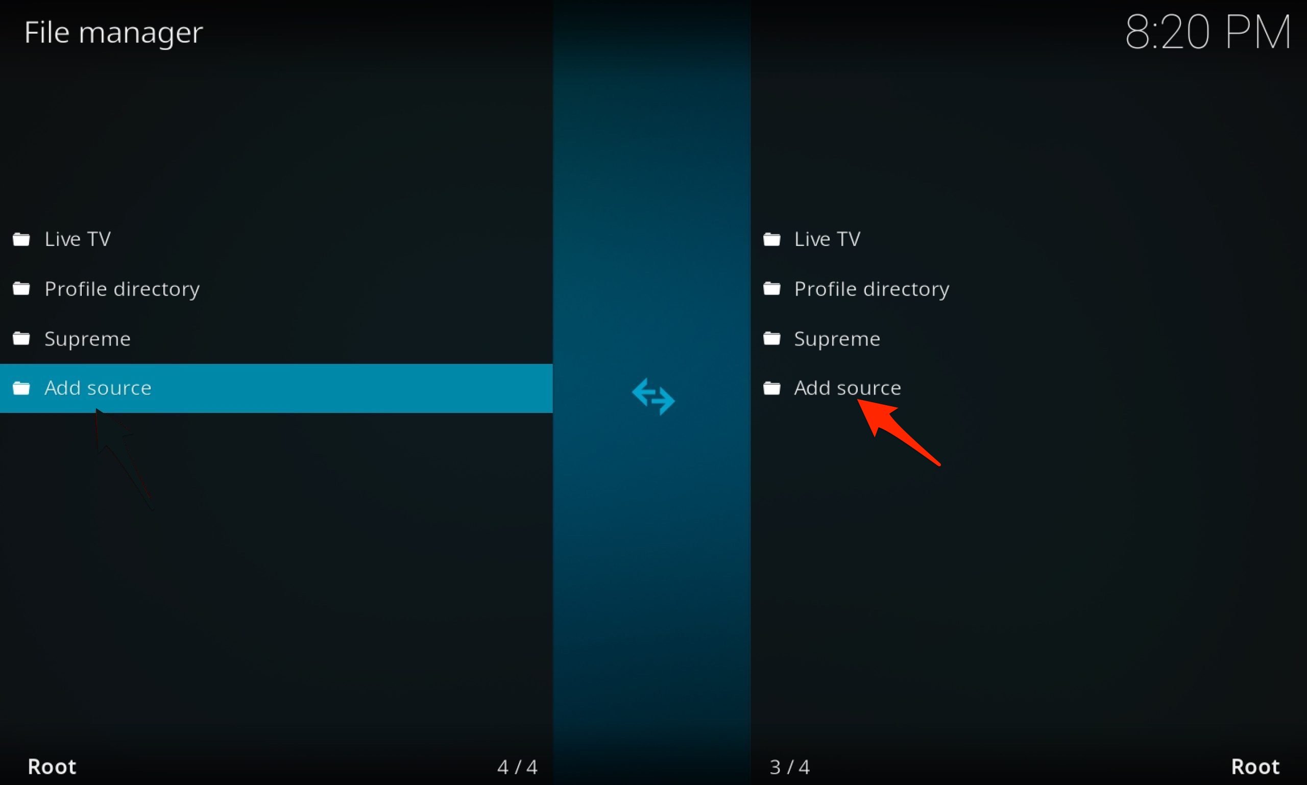 How to Fix Playback Failed on Kodi for MacBook? 8 Add Source Root