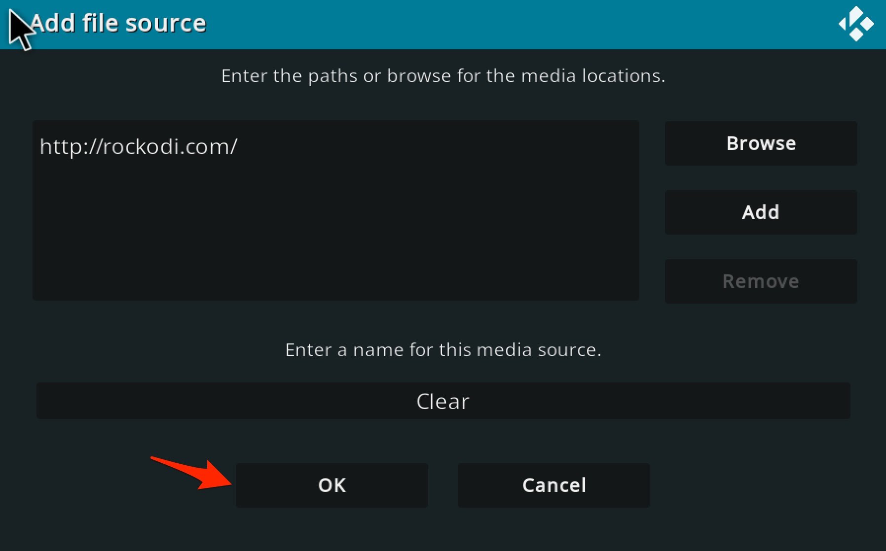 How to Fix Playback Failed on Kodi for MacBook? 10 Add URL and Give a Name