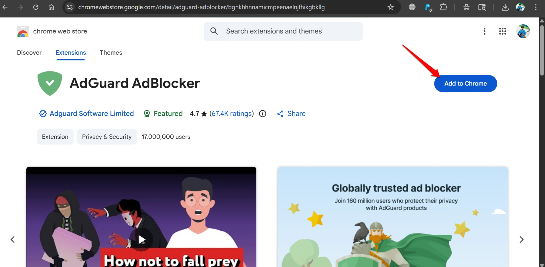 uBlock Origin Stopped Working on Chrome – Here's What to Use Now 3 Adguard ad blocker extension for Chrome