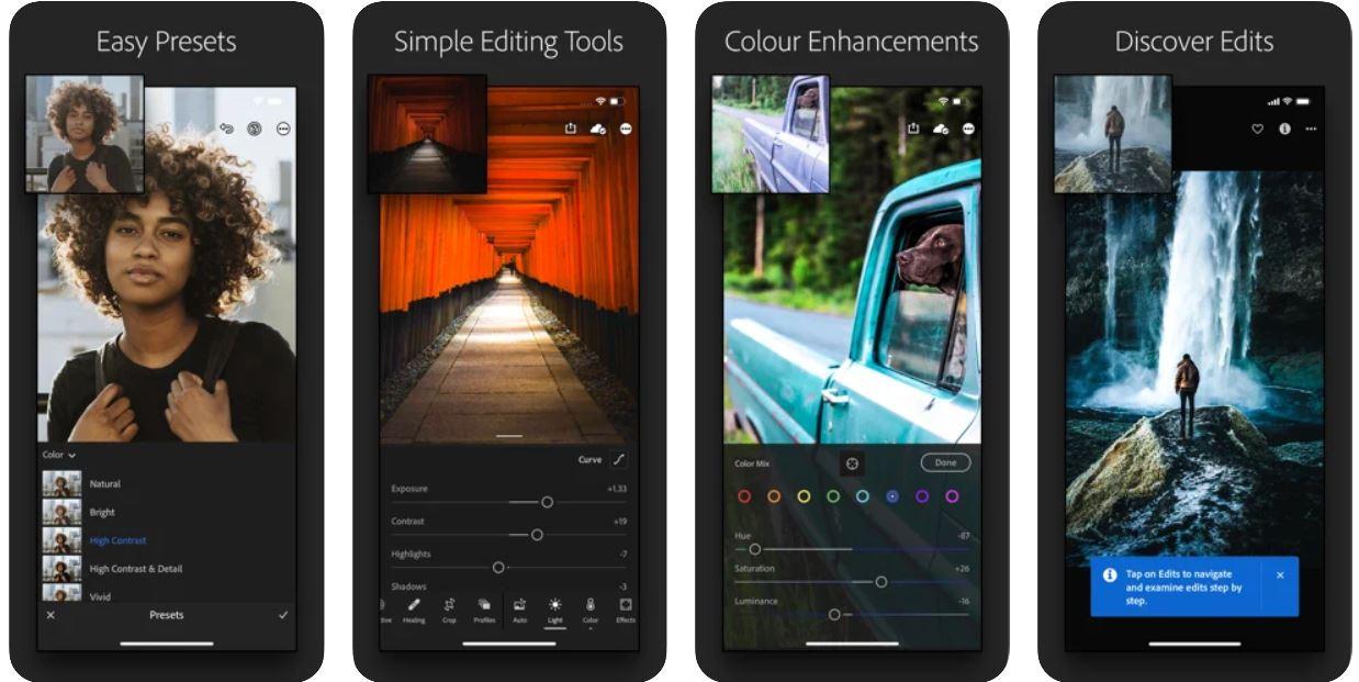 10+ Best Image Editing Apps for iPhone 5 Adobe Photoshop Lightroom CC