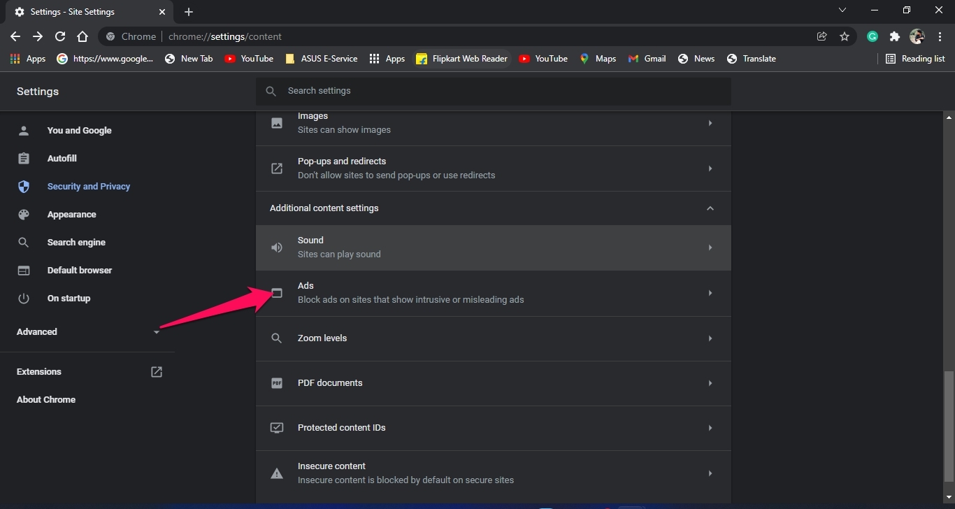 How to Enable or Disable Chrome's Default Adblocker? 6 Ads