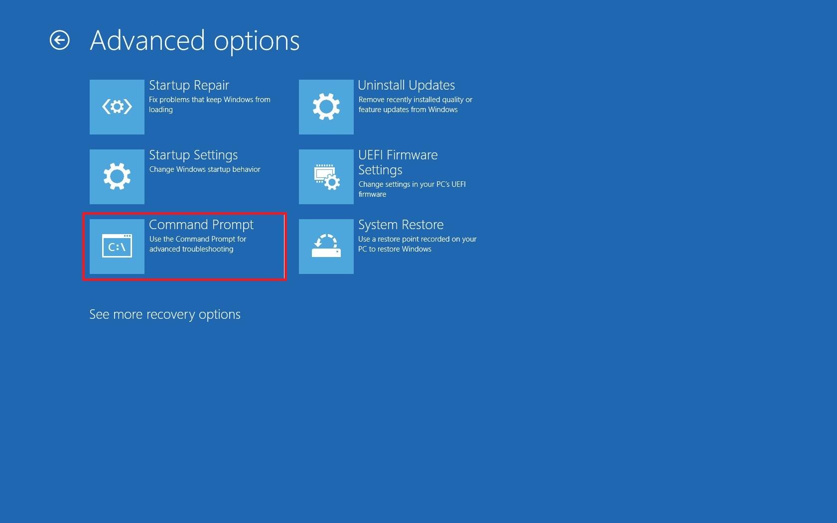 How to Fix Recovery Error Code 0xc00000e9 on Windows 11? 12 Advanced Options Command Prompt