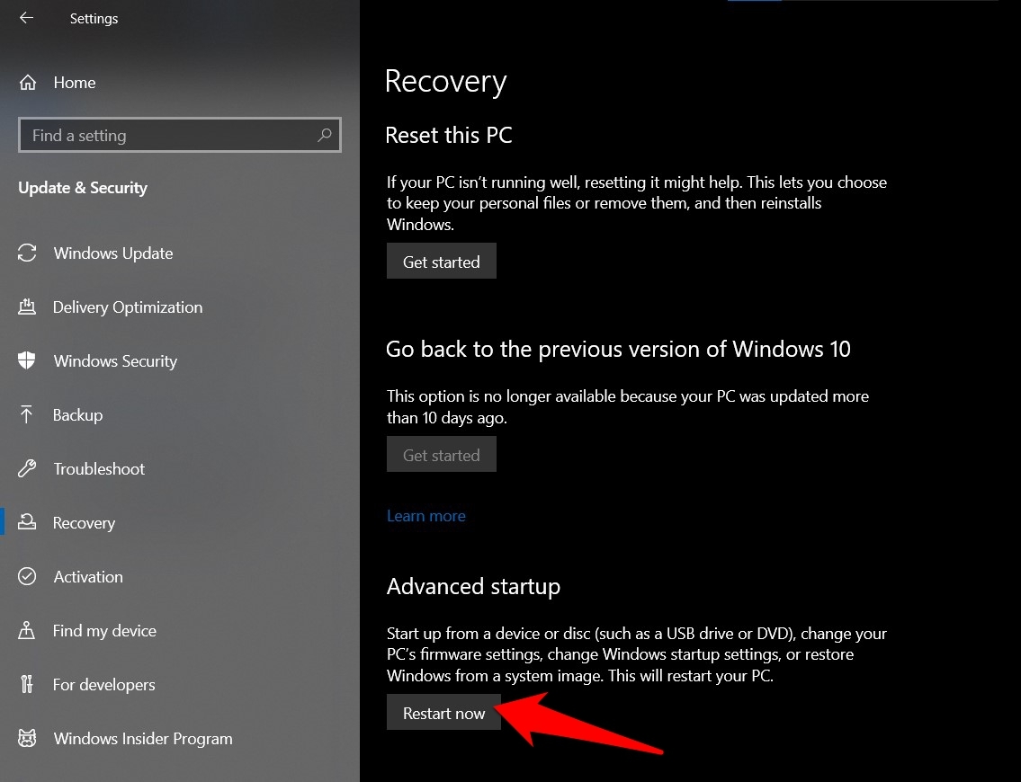 Fix Windows Camera Error Code 0xa00f4243 (0xc00d3704) 6 Advanced Startup