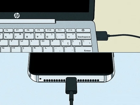 How to Fix iPhone 16 Stuck at Hello Screen During Setup 4 After enabling the option, connect your phone to your PS using a USB cab