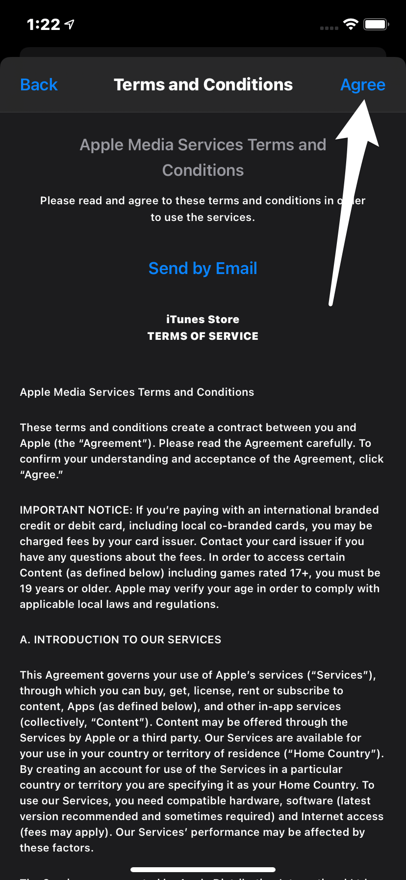 How to Fix 'Account Not in This Store' App Store Error? 10 Agree_Terms_and_Conditions