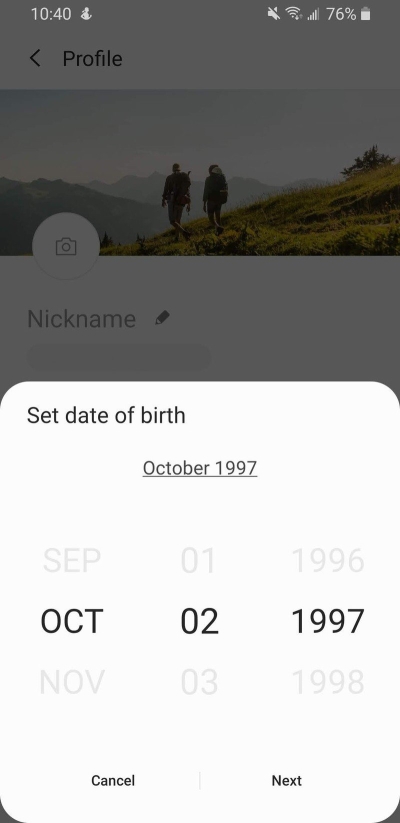 How to Use Samsung Health: Features and Benefits 5 SAMSUNG HEALTH PERSONAL DETAILS