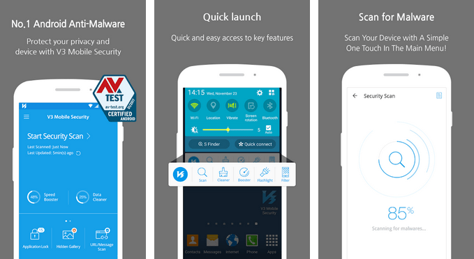 Best Antivirus & Anti-Malware Apps to Protect your Data 19 AhnLab V3 Mobile