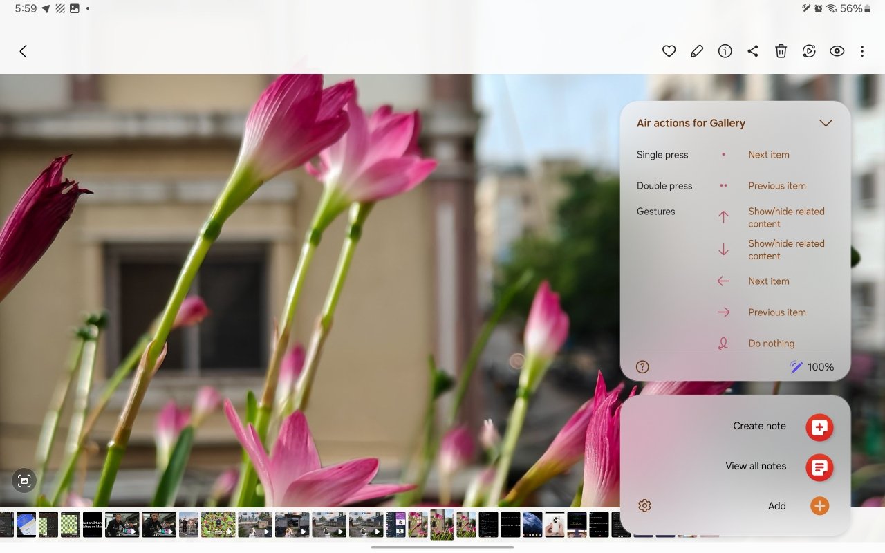 How to Use and Customize S Pen Air Actions and Gestures 9 Air actions for the gallery app