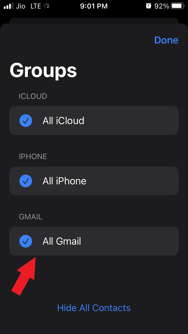 How to Fix Google Contacts Not Syncing with iPhone 22 All Gmail enabled