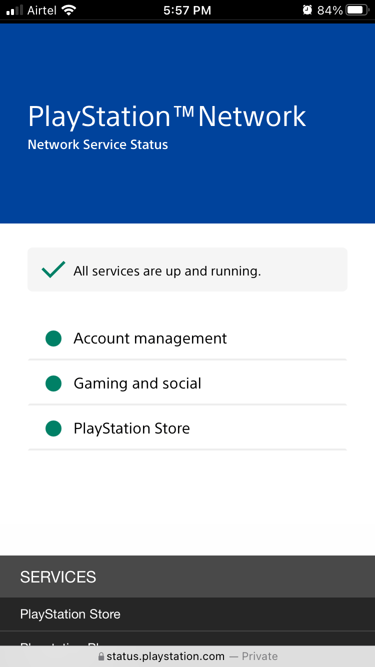All services are up and active