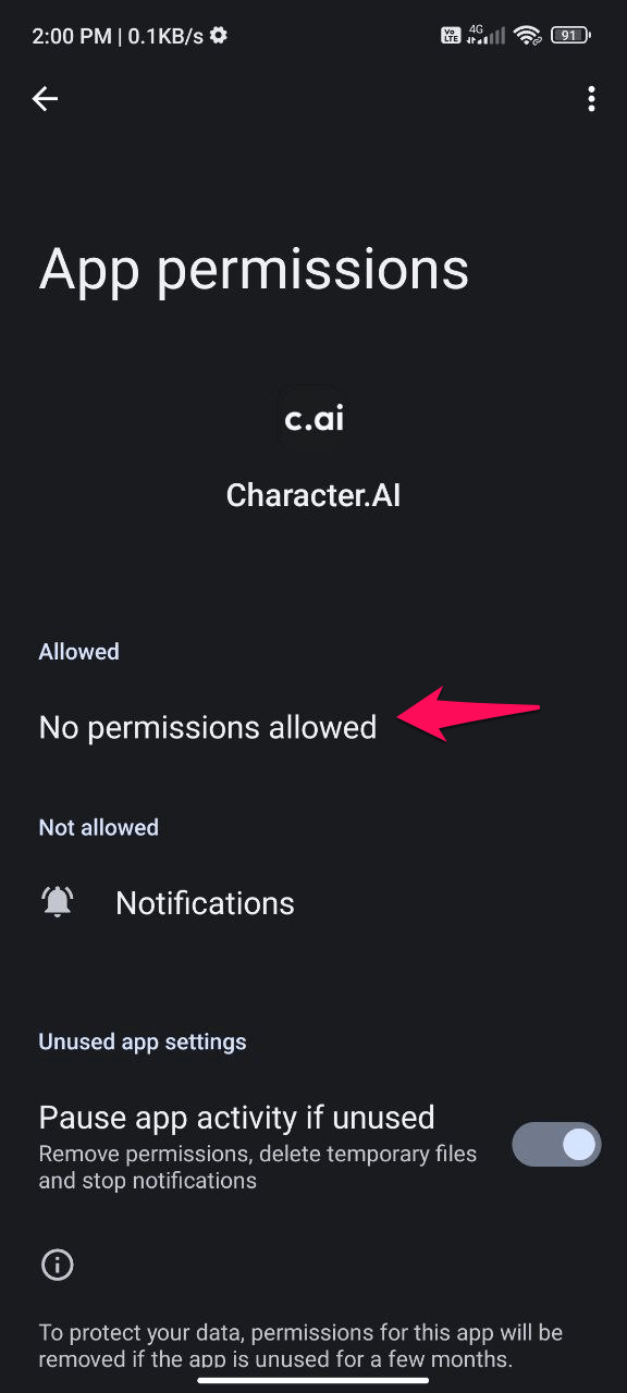 How to Fix Character.AI App Not Working on Android? 9 How to Fix Character.AI App Not Working on Android? 4