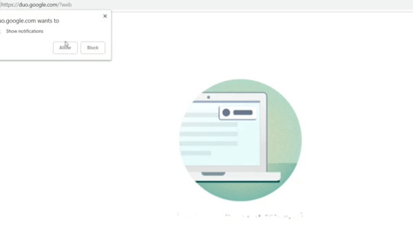 Google Duo Web | Make Web Login on Desktop Browser 5 Allow Mic and Camera