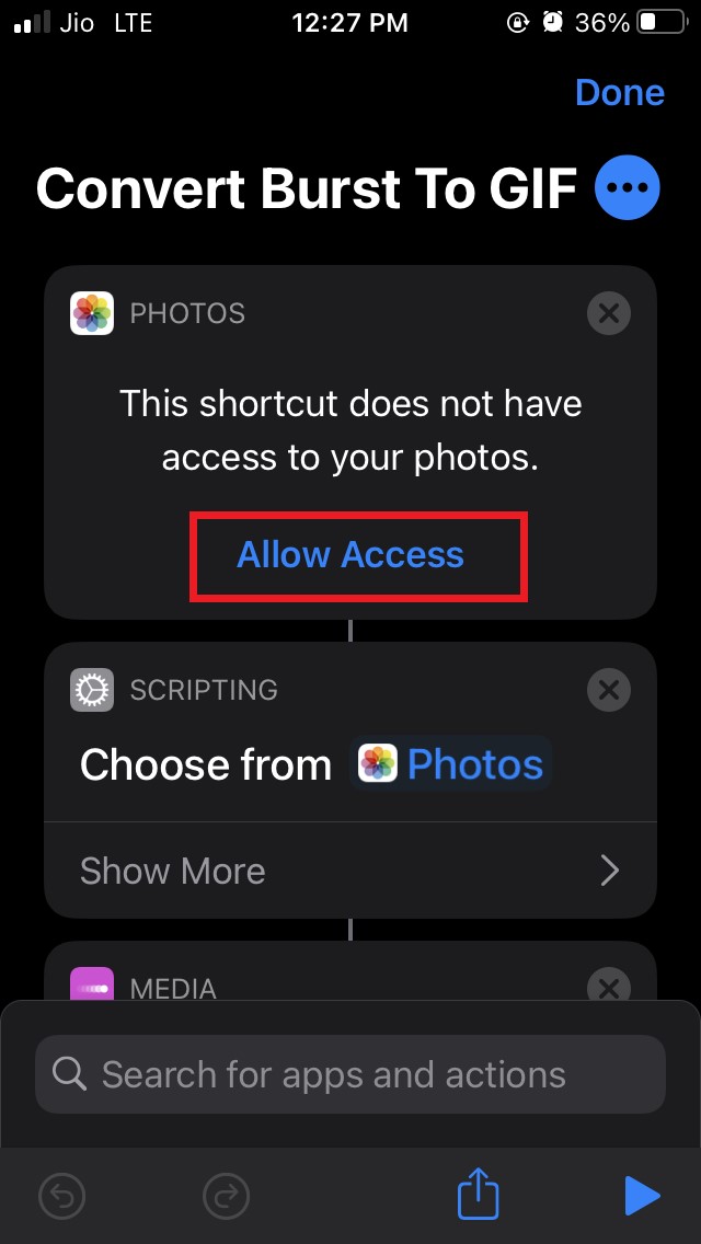 Allow Photo Access