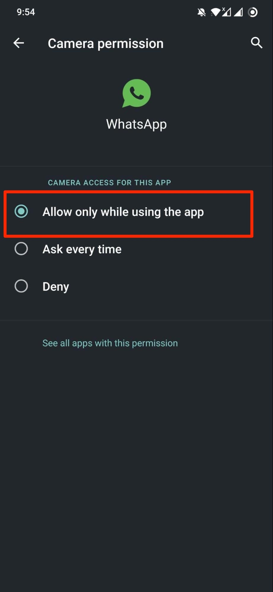 How to Fix WhatsApp Video Call Not Working Android 3 Allow_Camera_Permission