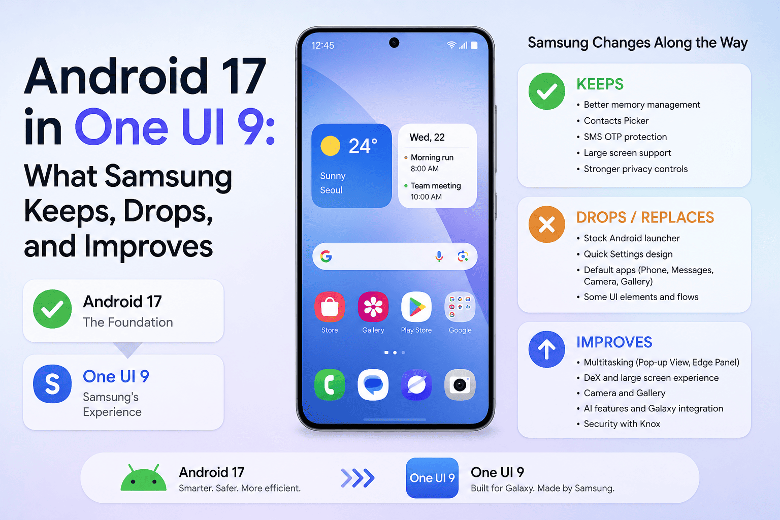 Android 17 powers One UI 9, but it won’t feel the same on Samsung 3 Android 17 in One UI 9