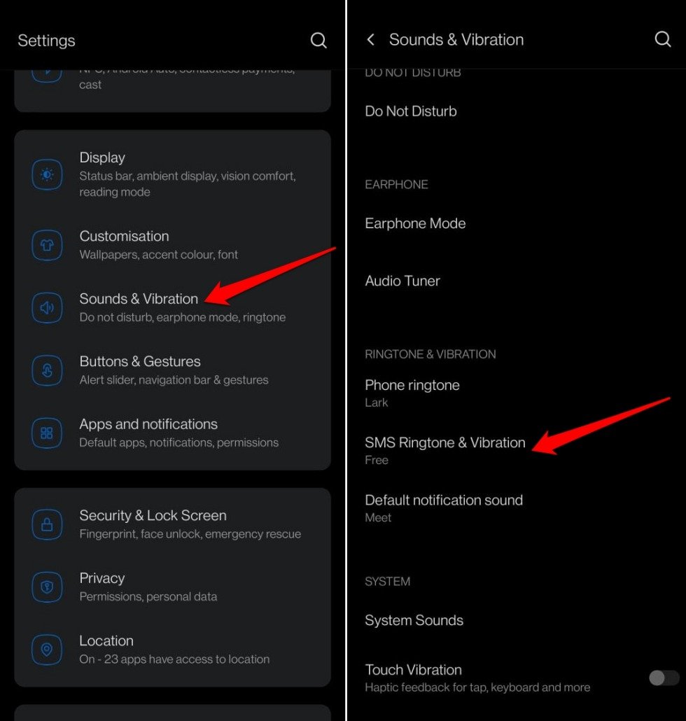 How to Fix Vibration Not Working on Android 4 Android SMS vibration settings