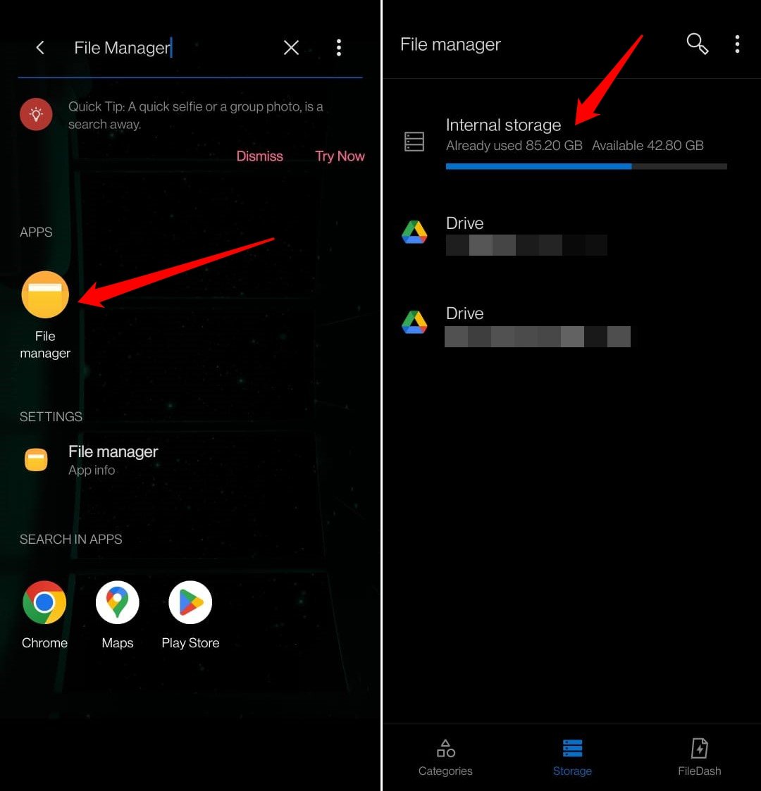 How to Fix Google Play Error Code 492 11 Android device internal storage