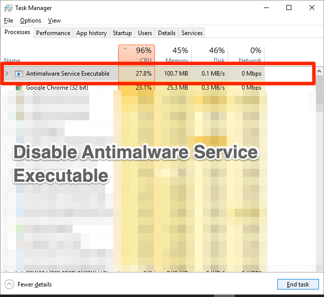 How to Stop 'Antimalware Service Executable' High Usage? 1 Disable Antimalware Service Executable