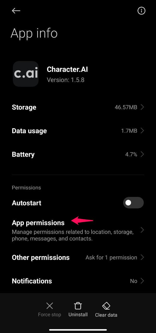 How to Fix Character.AI App Not Working on Android? 8 How to Fix Character.AI App Not Working on Android? 3