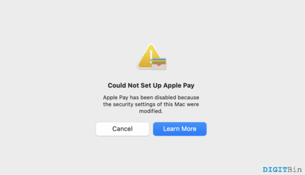 Apple Pay has been disabled on Mac How to Fix