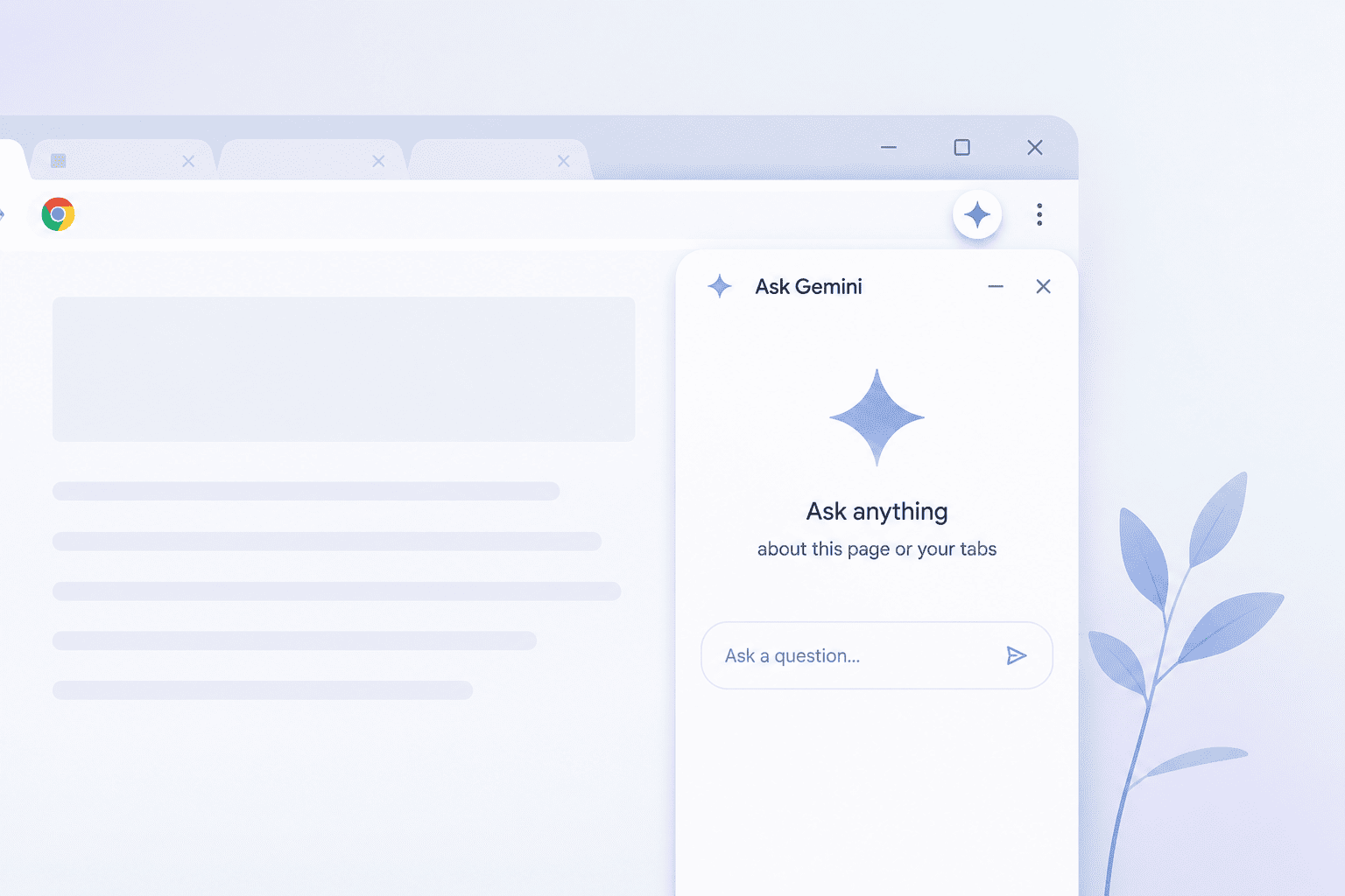 Google's new Gemini app for Windows grabs the same shortcut as Copilot, and that's not an accident 3 Ask Gemini feature on Chrome image