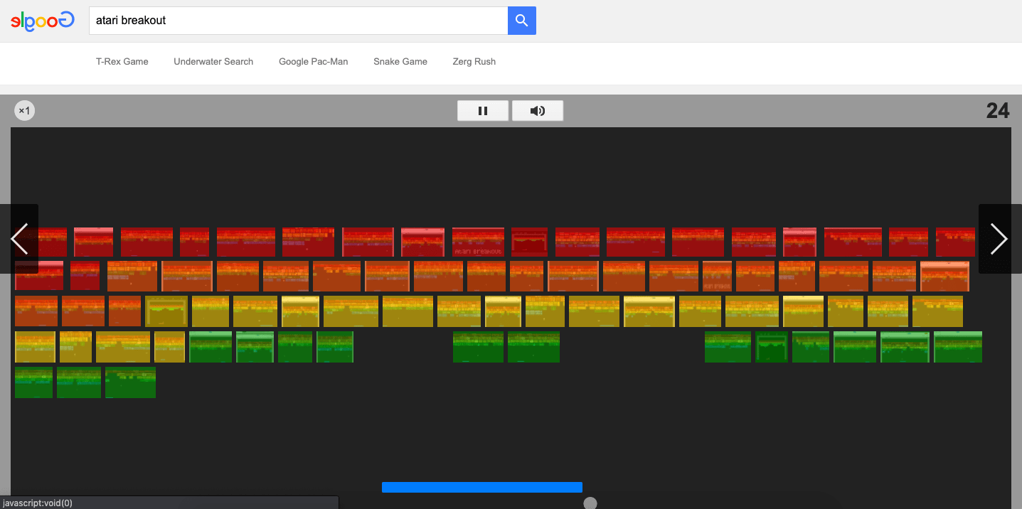 Best Games on Google Search and Google Doodle 2 Atari Breakout
