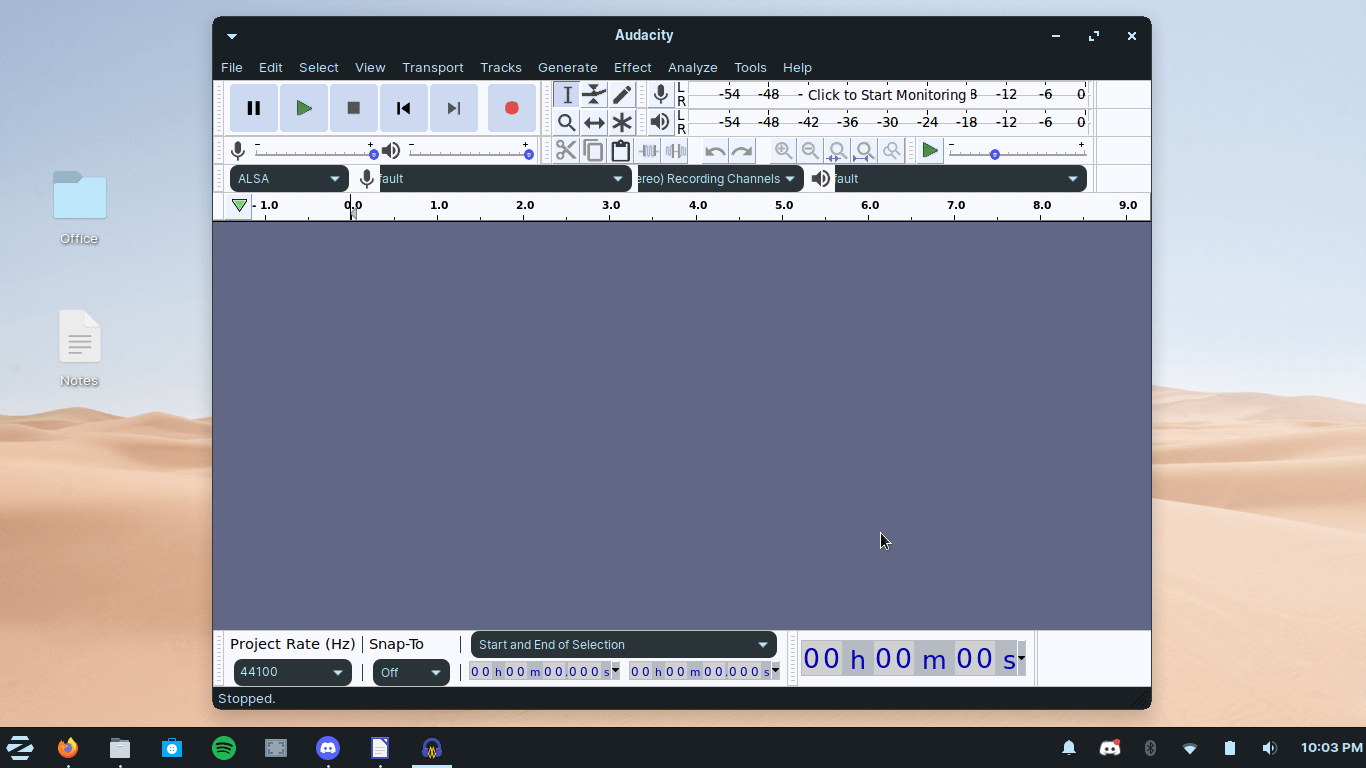 How to Install Flatpak Programs on Linux? 11 Audacity is installed and running smoothly
