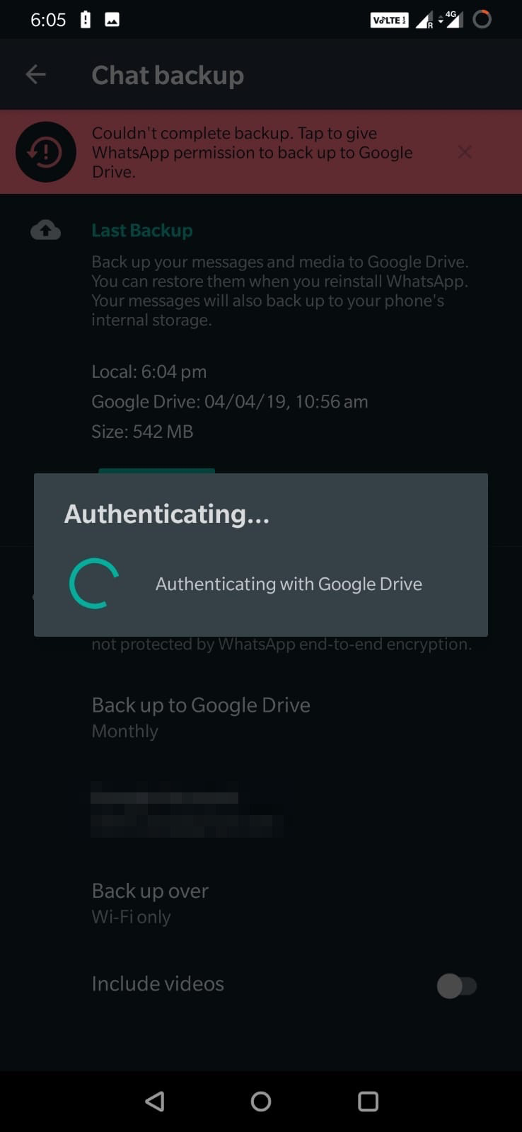 Why Can't I Locate WhatsApp Backup File in Google Drive? 10 Authenticating_with_Google_Drive
