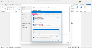 How to Create a Fraction in Microsoft Word 19 Check mark Replace as you type button
