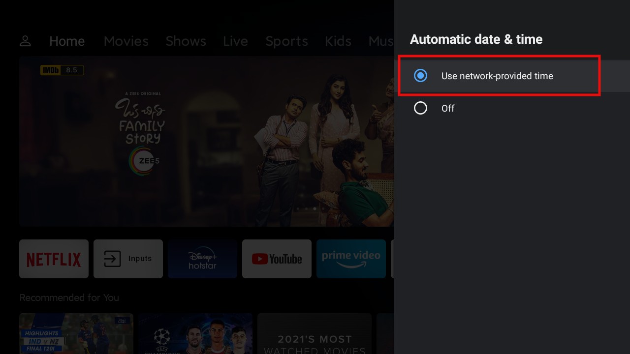 How to Fix Wi-Fi Not Working On Android TV 4 Automatic Date & Time