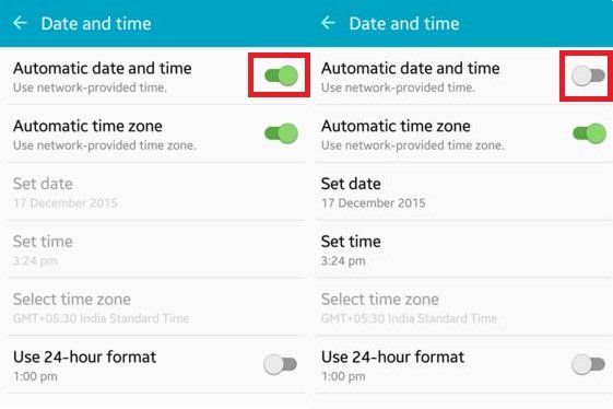 Automatic date & time