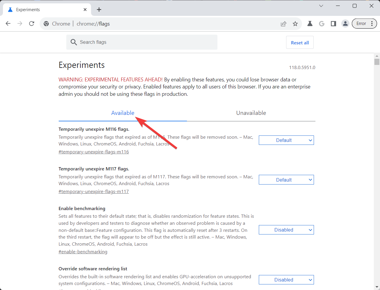 What is Chrome Canary, and Should You Use It? 4 Available tab in Chrome Canary