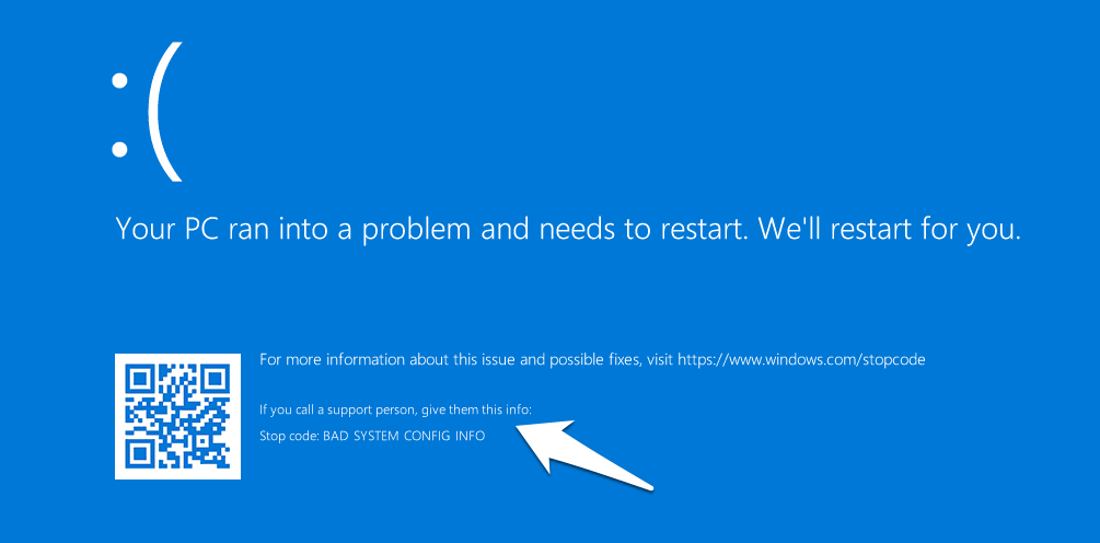 How to Fix 'Bad System Config Info' Error in Windows 10? 2 BAD SYSTEM CONFG INFO