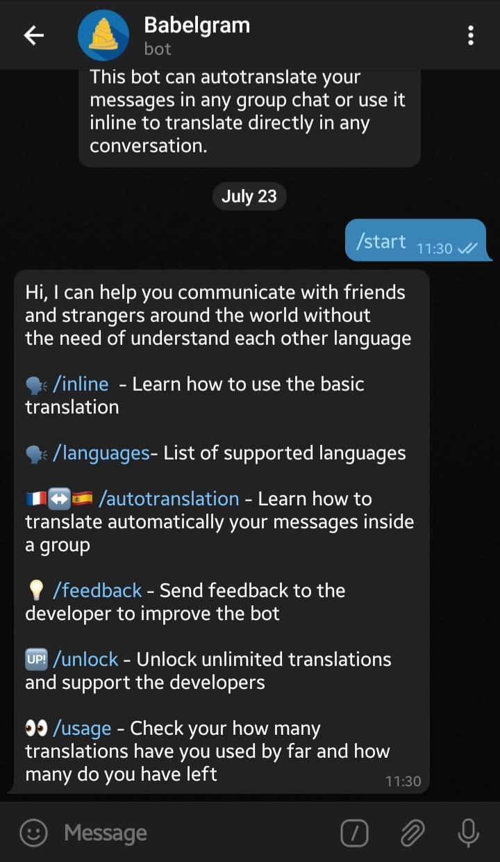 Top Best Telegram Bots to Enhance your Messenger 3 Babelgram