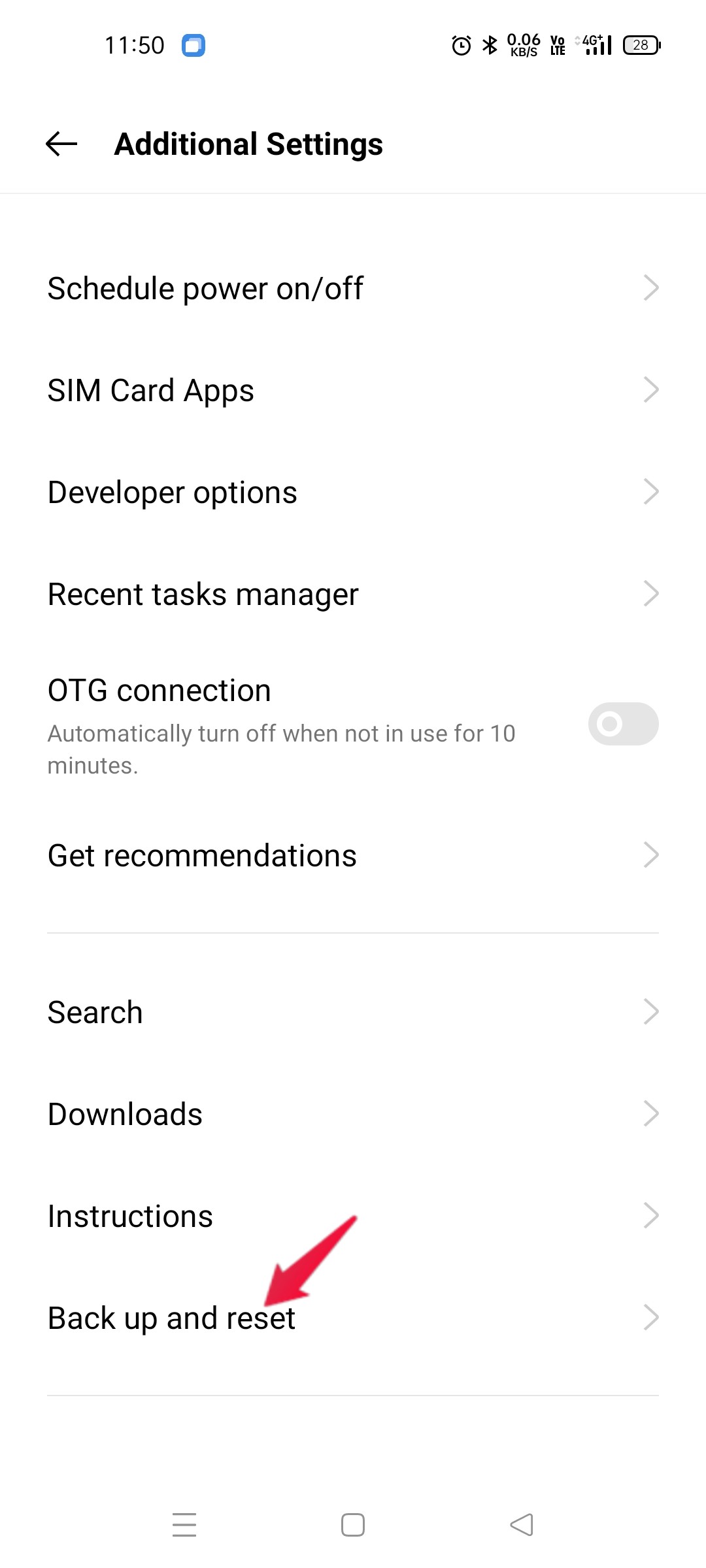 How to Fix Android Not Connecting to Windows 11 Bluetooth? 10 Backup and Reset