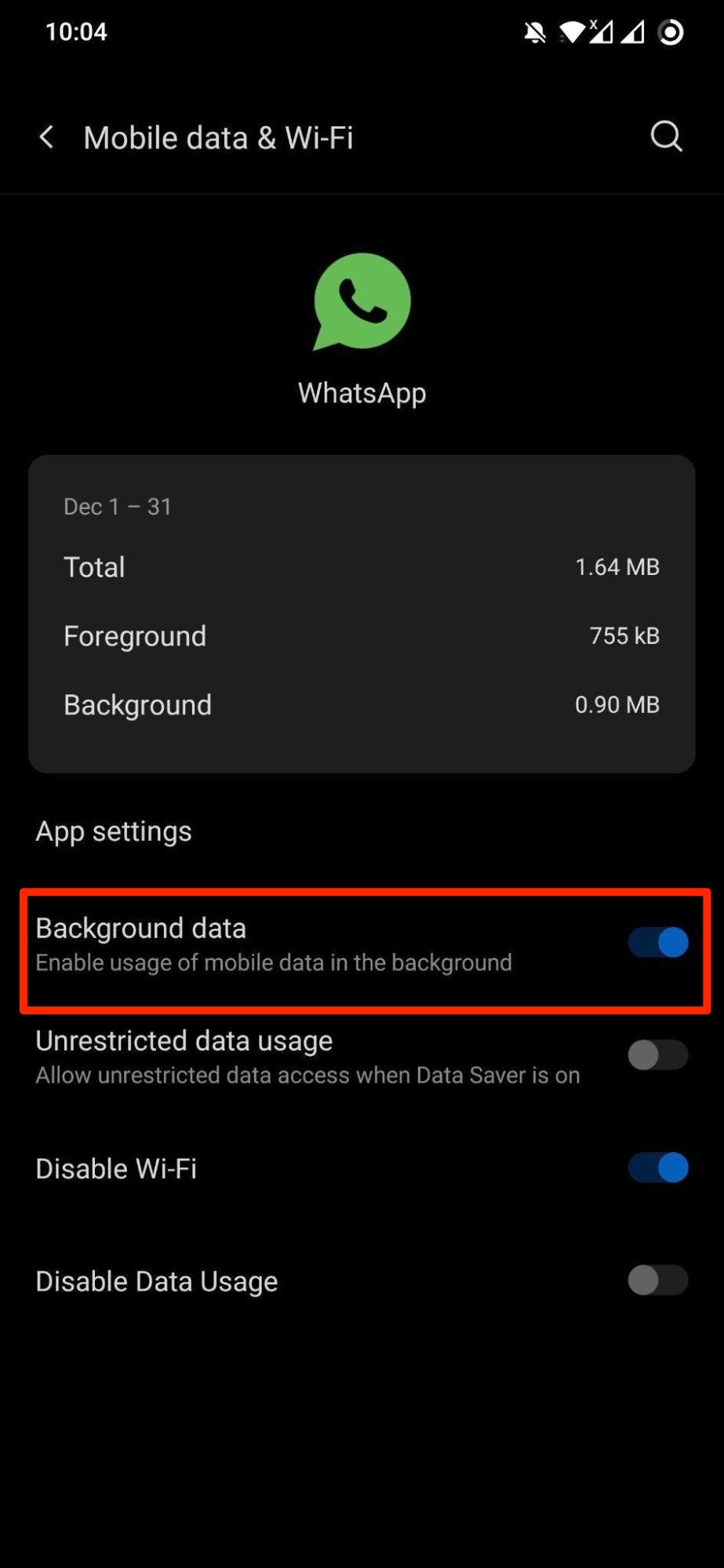 How to Fix WhatsApp Video Call Not Working Android 7 Bakground_Data