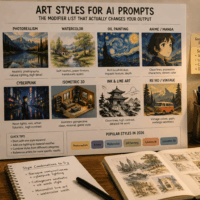 Best Art Styles for AI Image Prompts