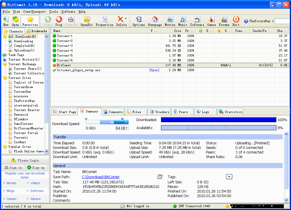 10 Best Torrent Downloader Apps for Windows 11 8 BitComet