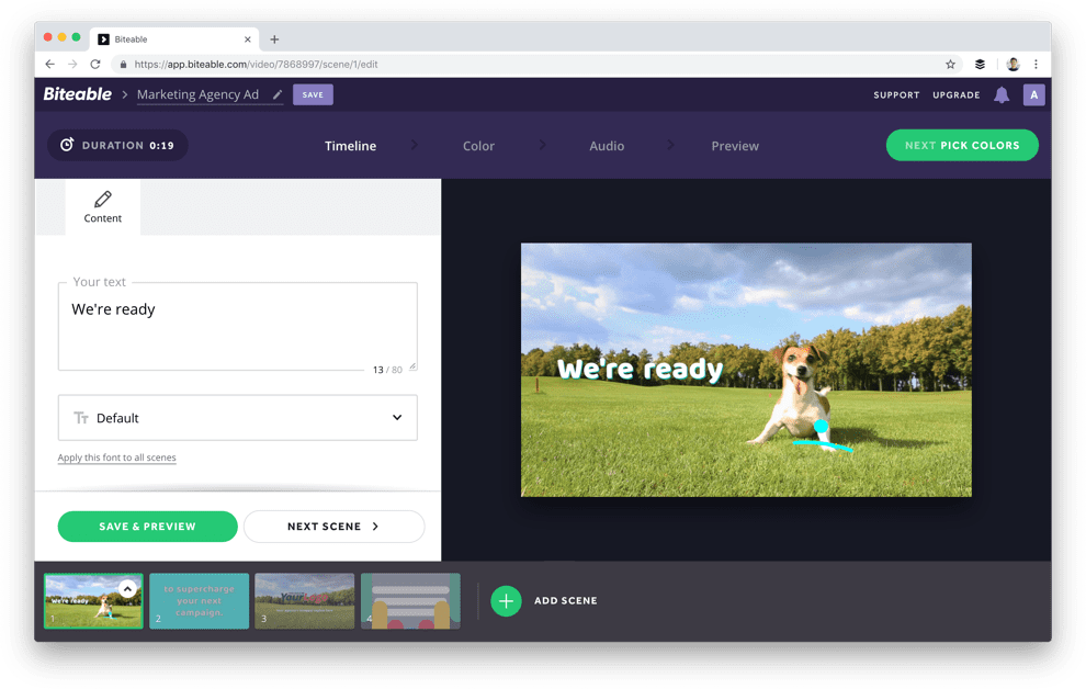 10 Best Online Video Editor Sites: Video Maker Online 4 Biteable