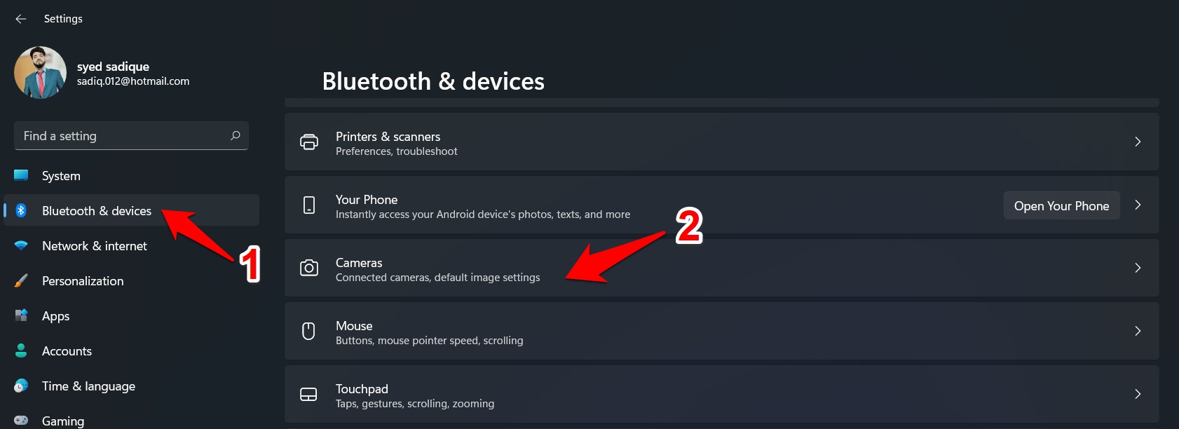 Bluetooth Camera Access