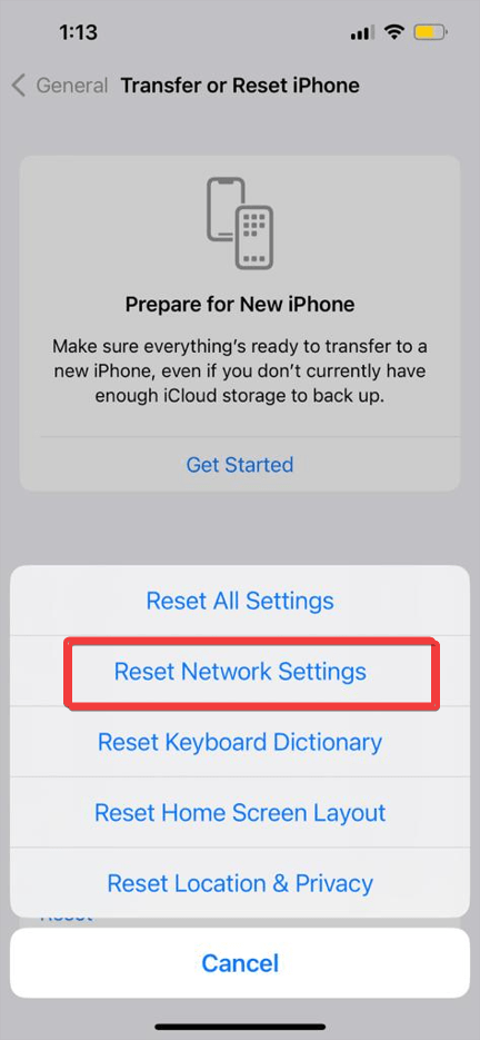 How to Fix Bluetooth Devices Not Connecting to iPhone? 7 Reset Network Settings
