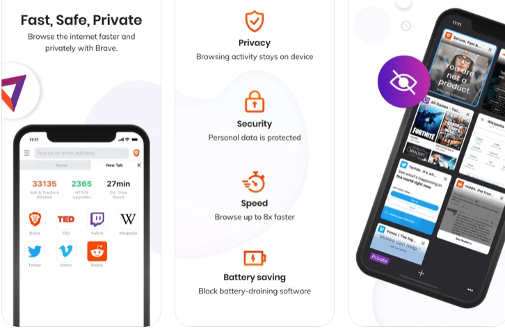 15 Best Browser For iPhone for Surfing the Web 13 Brave Browser