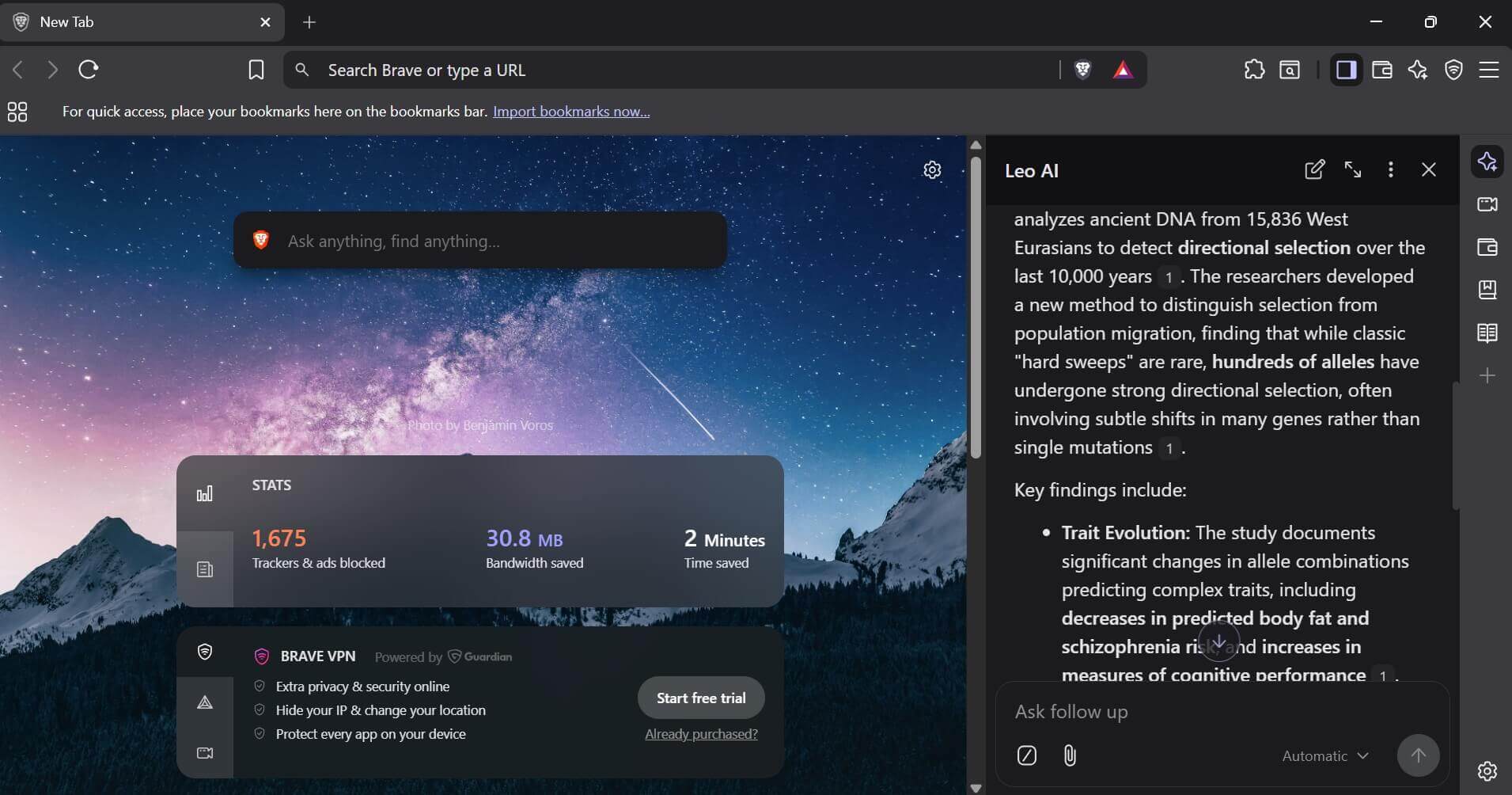 I tried Brave Leo expecting a typical browser AI and it was harder to give up 5 Brave LEO AI summarizing an article